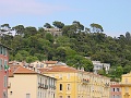 Nizza Blick von Altstadt auf Chateau